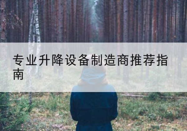 东丽区电动剪叉升降平台厂家-专业升降设备制造商推荐指南